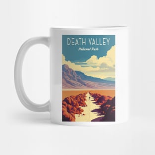 Death Valley National Park Vintage Travel  Poster Mug